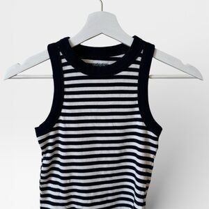 Old Navy Women’s Navy & White Striped Tank Top